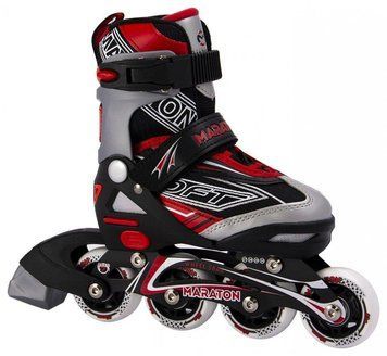 Ролики maraton soft s(35-38) red 1353605465 фото