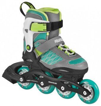Ролики powerslide phuzion grey blue ( 29-32 1353831945 фото